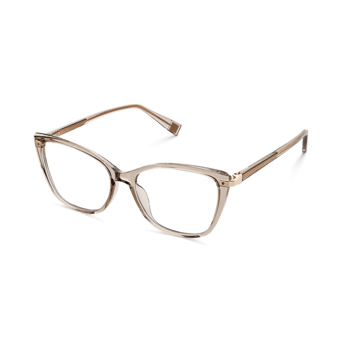 Eydology Jaziel Crystal Light Brown Glasses 5