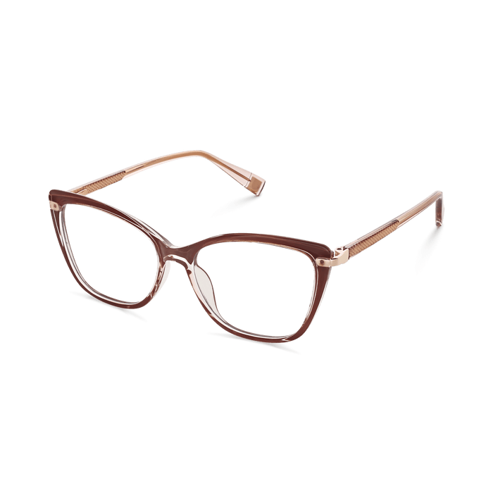 Eydology Jaziel Rose Taupe Glasses 5