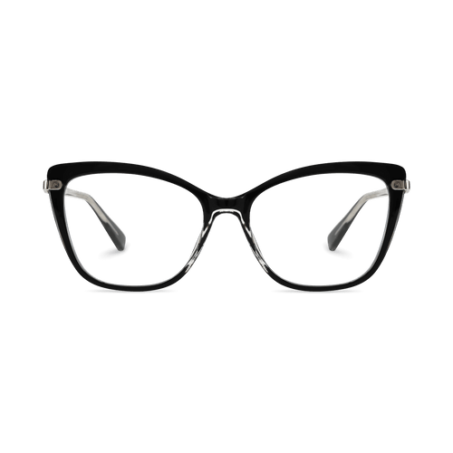 Eydology Jaziel Transparent Black Glasses 2