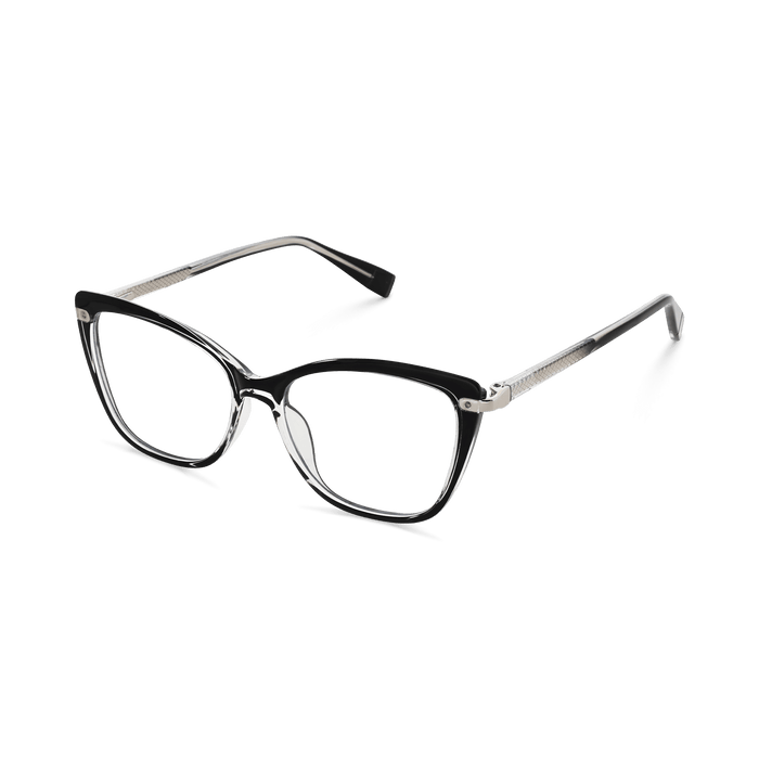 Eydology Jaziel Transparent Black Glasses 4