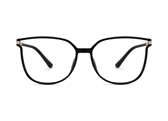 Eydology Jemma Black/Rose Gold Glasses 2