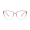 Eydology Jemma Gradient Clear Light Pink/Rose Gold Glasses 2