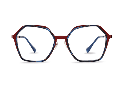 Eydology Jensen Blue Stripes Glasses 1