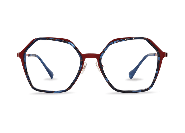 Eydology Jensen Blue Stripes Glasses 1
