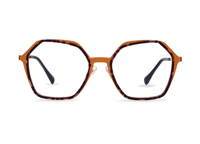 Eydology Jensen Pink Tortoise Glasses 1