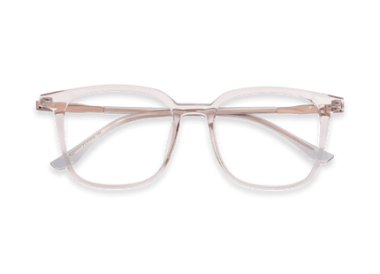 Eydology Jolie Clear Pink/Rose Gold Glasses 1
