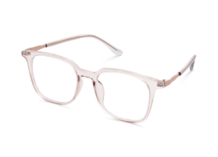 Eydology Jolie Clear Pink/Rose Gold Glasses 3
