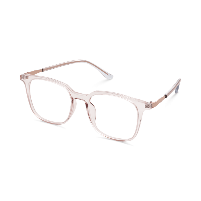 Eydology Jolie Clear Pink/Rose Gold Glasses 3