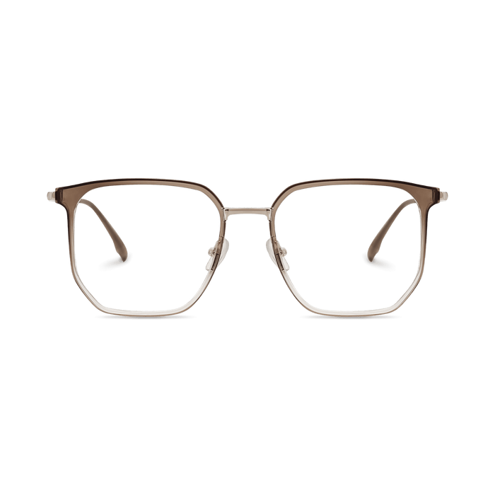 Eydology Jose Crystal Gradient Brown/Gold Glasses 2