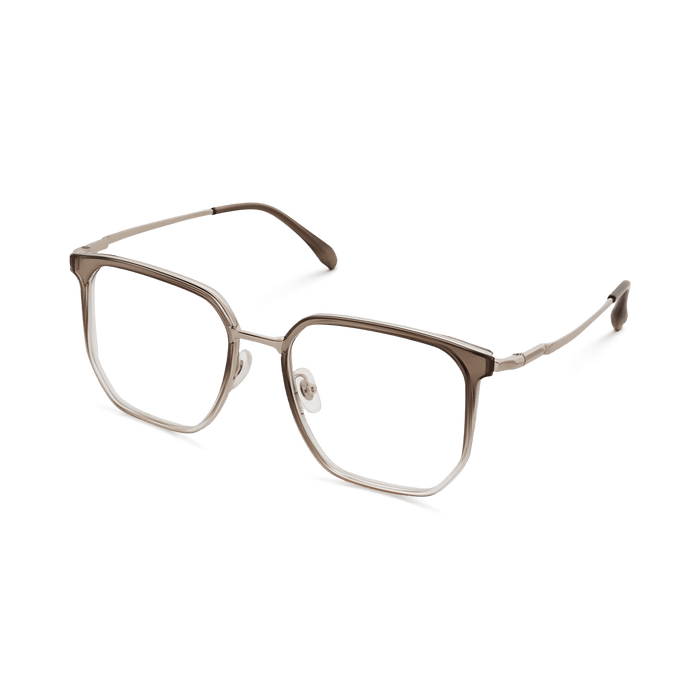 Eydology Jose Crystal Gradient Brown/Gold Glasses 3