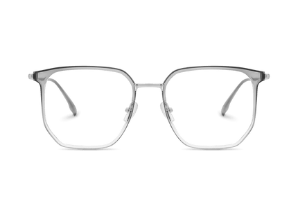 Eydology Jose Crystal Gradient Grey/Chrome Glasses 2