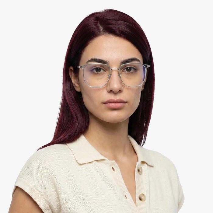 Eydology Jose Crystal Gradient Grey/Chrome Glasses 4