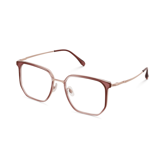 Eydology Jose Crystal Purple Red/Rose Gold Glasses 5
