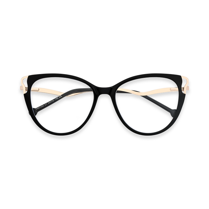 Eydology Journee Gold/Black Glasses 1