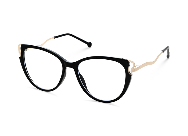 Eydology Journee Gold/Black Glasses 3