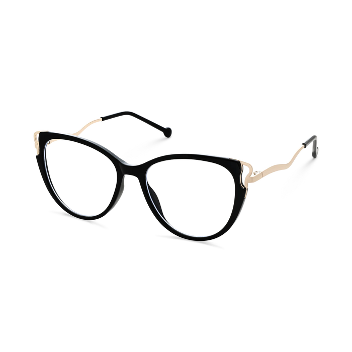 Eydology Journee Gold/Black Glasses 3