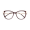 Eydology Journee Gold/Burgundy Glasses 1