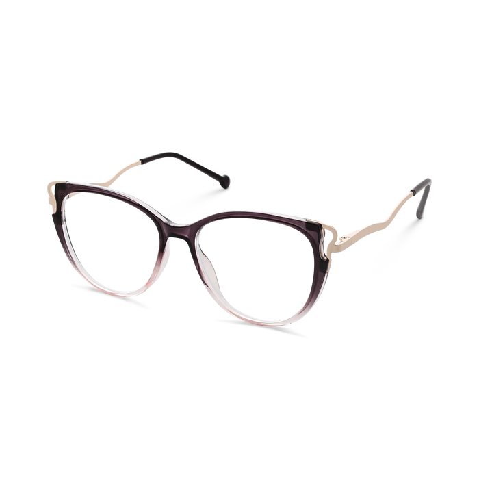Eydology Journee Gold/Burgundy Glasses 3