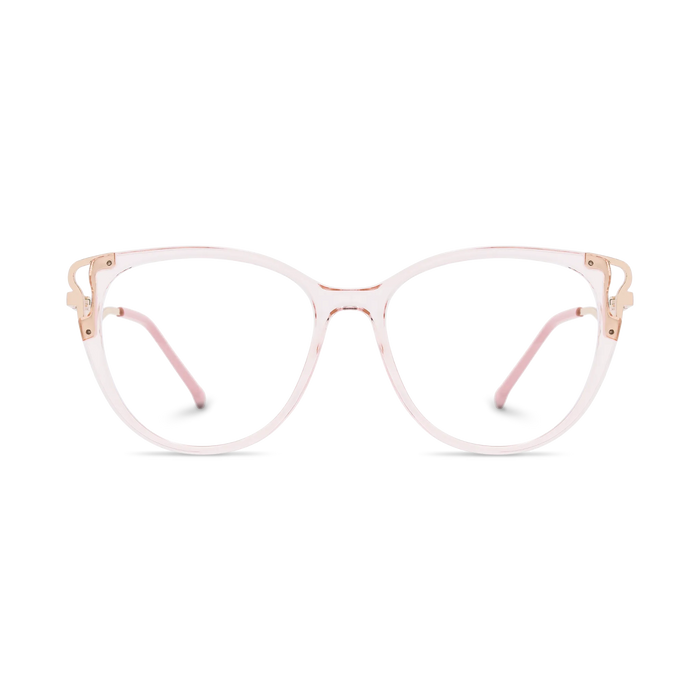 Eydology Journee Gold/Crystal Pink Glasses 2