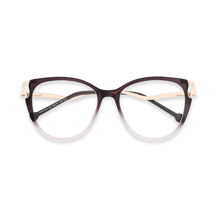 Eydology Journee Gold/Purple Gradient Glasses 1