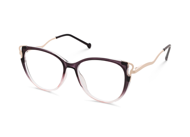 Eydology Journee Gold/Purple Gradient Glasses 3