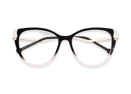 Eydology Journee Gold/Red Gradient Glasses 1