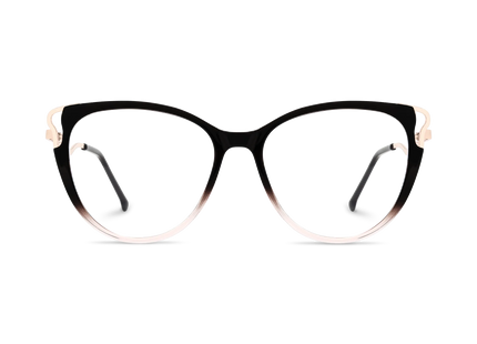 Eydology Journee Gold/Red Gradient Glasses 2