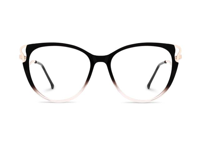 Eydology Journee Gold/Red Gradient Glasses 2