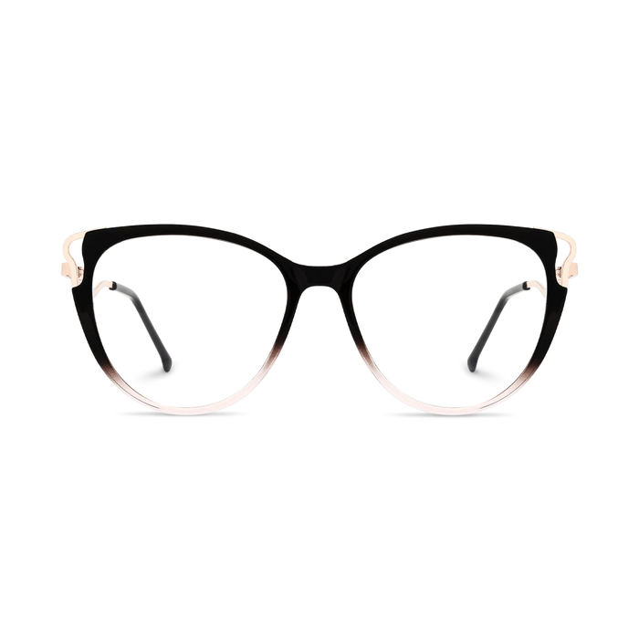 Eydology Journee Gold/Red Gradient Glasses 2