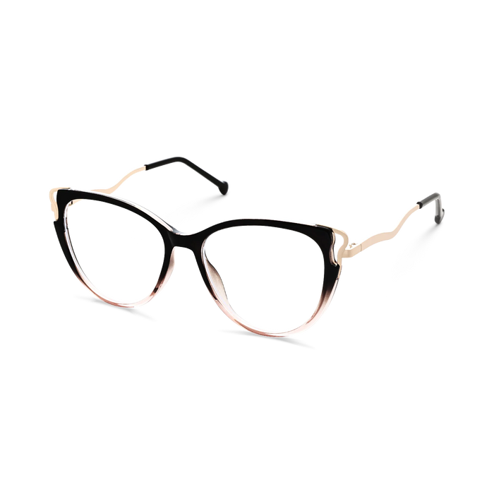 Eydology Journee Gold/Red Gradient Glasses 3