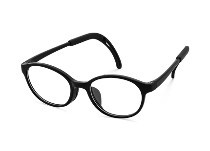 Eydology Jubilee Black Round Kids Glasses 5