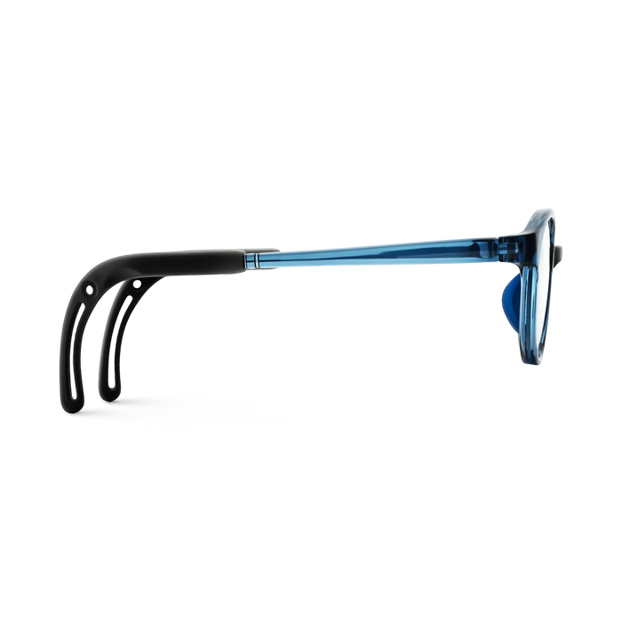 Eydology Jubilee Deep Blue Round Kids Glasses 6