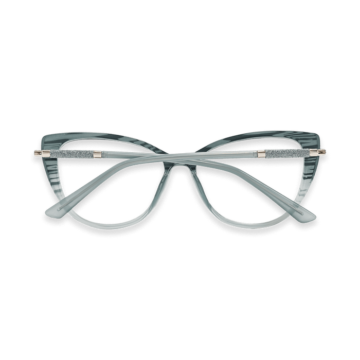 Eydology Juliet Blue Stripe Glasses 6