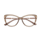 Eydology Juliet Crystal Brown Glasses 1