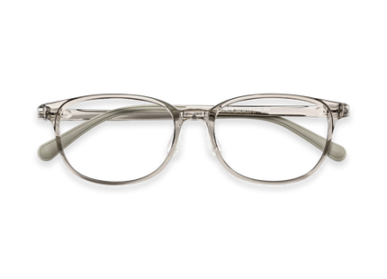 Eydology Kailynn Light Brown Square Kids Glasses 1