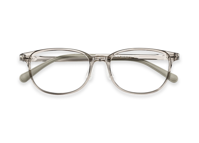 Eydology Kailynn Light Brown Square Kids Glasses 1