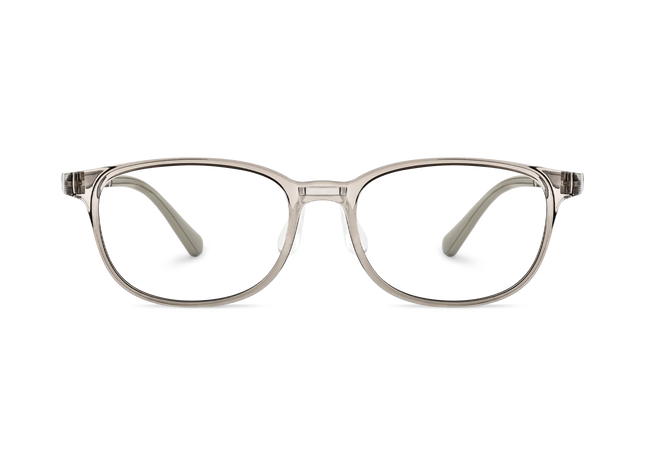 Eydology Kailynn Light Brown Square Kids Glasses 2