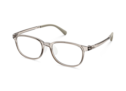 Eydology Kailynn Light Brown Square Kids Glasses 3