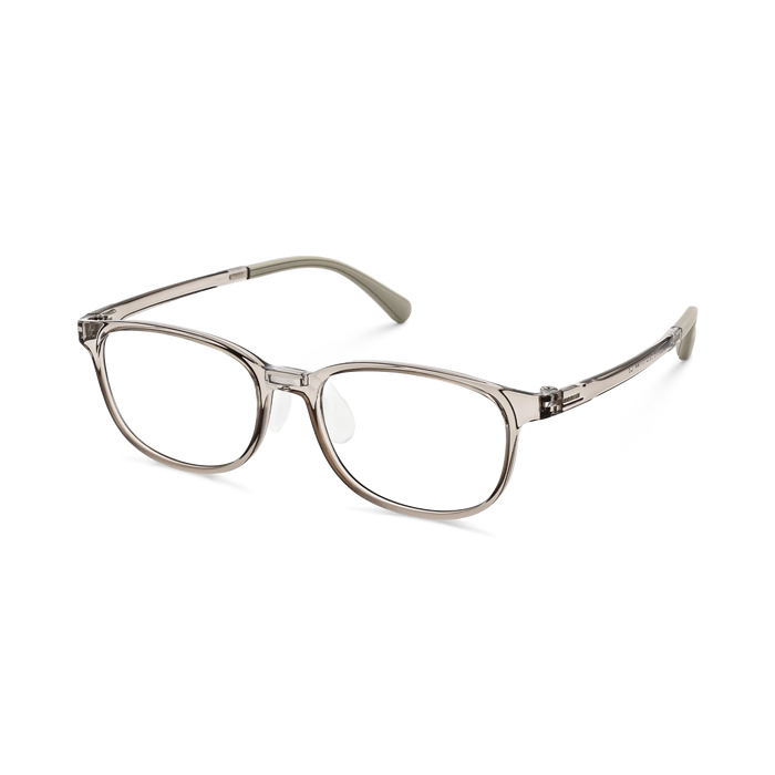 Eydology Kailynn Light Brown Square Kids Glasses 3