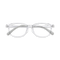 Eydology Kailynn Light Grey Square Kids Glasses 1