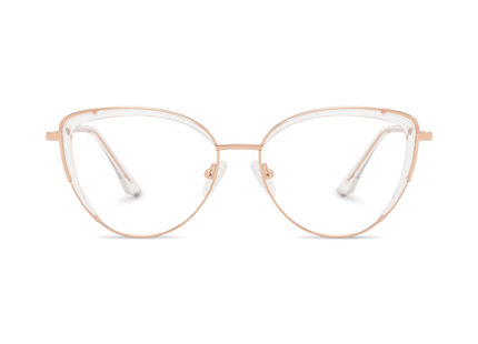 Eydology Kairi Clear/Rose Gold Glasses 2
