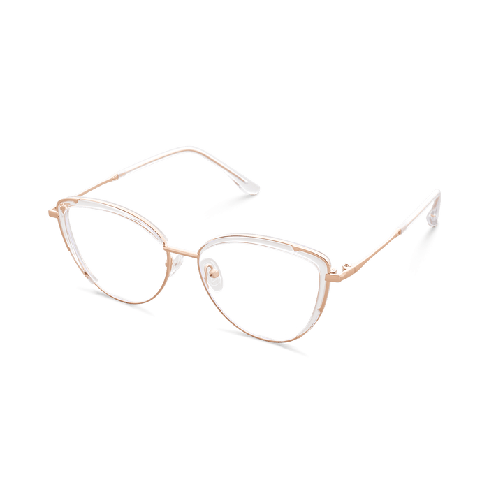 Eydology Kairi Clear/Rose Gold Glasses 5