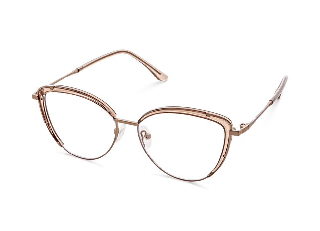 Eydology Kairi Transparent Light Brown/Brown Glasses 5