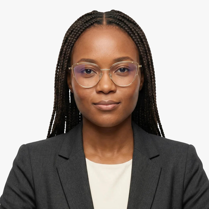 Eydology Kairi Transparent Light Green/Bronze Glasses 4