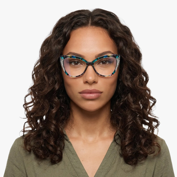 Eydology Kairo Green Tortoise Glasses 4