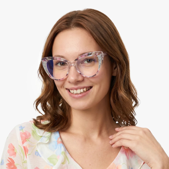 Eydology Kairo Pink Tortoise Glasses 4