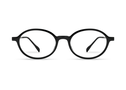 Eydology Kaleb Black Silver Glasses 1