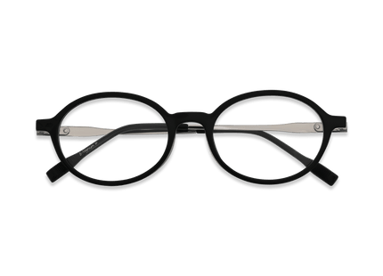 Eydology Kaleb Black Silver Glasses 3