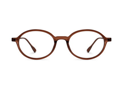 Eydology Kaleb Crystal Dark Brown Glasses 1