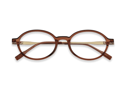 Eydology Kaleb Crystal Dark Brown Glasses 2